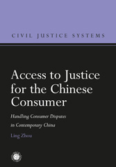 eBook, Access to Justice for the Chinese Consumer, Hart Publishing