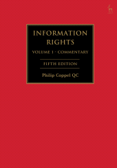 E-book, Information Rights : A Practitioner's Guide to Data Protection, Freedom of Information and other Information Rights, Hart Publishing