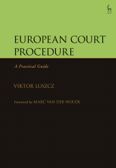 eBook, European Court Procedure : A Practical Guide, Hart Publishing