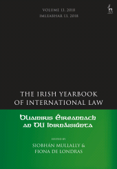 E-book, The Irish Yearbook of International Law, Volume 13, 2018, Hart Publishing
