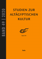 E-book, Studien zur Altägyptischen Kultur Band 49, Helmut Buske Verlag