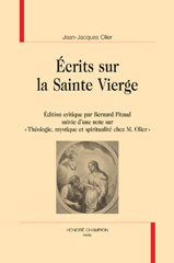 eBook, Écrits sur la Sainte Vierge, Olier, Jean-Jacques, Honoré Champion