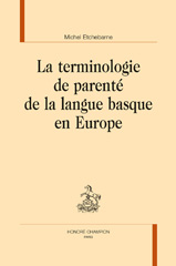 E-book, La terminologie de parenté de la langue basque en Europe, Honoré Champion