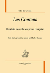 E-book, Les contens : Comédie nouvelle en prose française, Turnèbe, Odet de., Honoré Champion