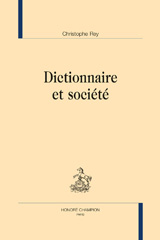 eBook, Dictionnaire et societe, Honoré Champion