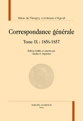 E-book, Correspondance générale : 1856-1857, De Flavigny Marie, Comtesse D'Agoult, Honoré Champion