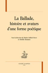 E-book, La ballade, histoire et avatars d'une forme poétique, Honoré Champion