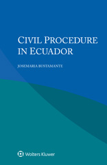 eBook, Civil Procedure in Ecuador, Wolters Kluwer