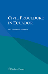 E-book, Civil Procedure in Ecuador, Kluwer Law International