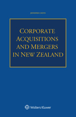 eBook, Corporate Acquisitions and Mergers in New Zealand, Coote, Jennifer, Wolters Kluwer