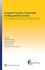 E-book, Corporate Taxation, Group Debt Funding and Base Erosion, Wolters Kluwer