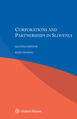 E-book, Corporations and Partnerships in Slovenia, Bohinc, Rado, Wolters Kluwer