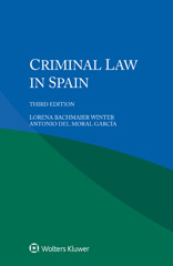 E-book, Criminal Law in Spain, Winter, Lorena Bachmaier, Wolters Kluwer