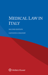 E-book, Medical Law in Italy, Comandé, Giovanni, Wolters Kluwer