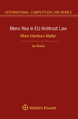 E-book, Mens Rea in EU Antitrust Law, Kluwer Law International