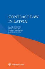 E-book, Contract Law in Latvia, Wolters Kluwer