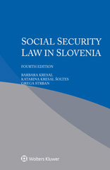 E-book, Social Security Law in Slovenia, Wolters Kluwer