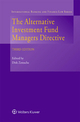 E-book, The Alternative Investment Fund Managers Directive, Kluwer Law International