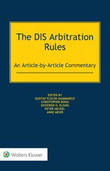 E-book, The DIS Arbitration Rules : An Article-by-Article Commentary, Kluwer Law International