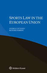 eBook, Sports Law in the European Union, Wolters Kluwer