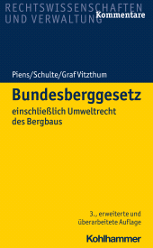 E-book, Bundesberggesetz : einschließlich Umweltrecht des Bergbaus, Kohlhammer Verlag