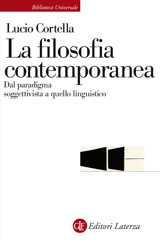 E-book, La filosofia contemporanea : dal paradigma soggettivista a quello linguistico, Editori Laterza