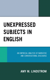 E-book, Unexpressed Subjects in English : An Empirical Analysis of Narrative and Conversational Discourse, Lexington Books