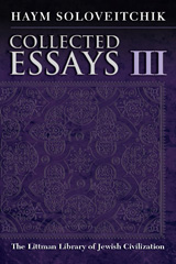E-book, Collected Essays, Soloveitchik, Haym, The Littman Library of Jewish Civilization