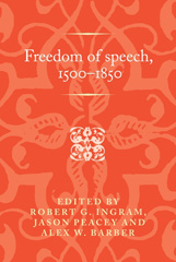 E-book, Freedom of speech, 1500-1850, Manchester University Press