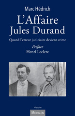 eBook, L'Affaire Jules Durand : Quand l'erreur judiciaire devient crime, Michalon