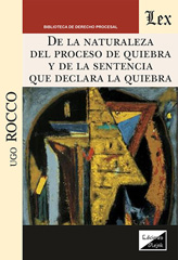 eBook, De la naturaleza del proceso de quiebra y de la, Ediciones Olejnik