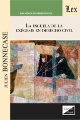 E-book, Escuela de la exegesis en derecho civil, Ediciones Olejnik