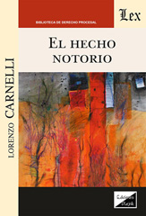 E-book, El hecho notorio, Ediciones Olejnik