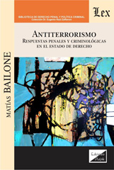 E-book, Antiterrorismo : Respuestas penales y criminologicas, Ediciones Olejnik
