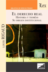 E-book, Derecho real : Historia y teorías, Ediciones Olejnik