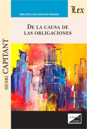 E-book, De la causa de las obligaciones, Ediciones Olejnik