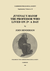 E-book, Juvenal's Mayor : The Professor who Lived on 2D. a Day, Oxbow Books