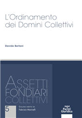 E-book, L'ordinamento dei domini collettivi, Bertani, Davide, Pacini