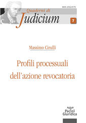 E-book, Profili processuali dell'azione revocatoria, Pacini