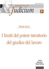 E-book, I limiti del potere istruttorio del giudice del lavoro, Pacini