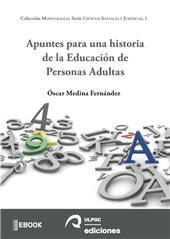 E-book, Apuntes para una historia de la educación de personas adultas, Universidad de Las Palmas de Gran Canaria