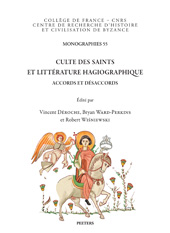 eBook, Culte des saints et litterature hagiographique : Accords et desaccords, Peeters Publishers