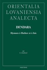 eBook, Dendara. Hymnes a Hathor et a Isis, Peeters Publishers