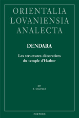 E-book, Dendara. Les structures decoratives du temple d'Hathor, Cauville, S., Peeters Publishers