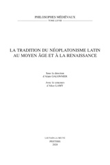 E-book, La Tradition du neoplatonisme latin au Moyen Age et a la Renaissance, Peeters Publishers