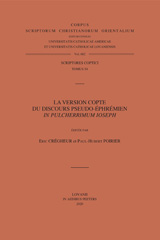 E-book, La Version copte du discours pseudo-ephremien In pulcherrimum Ioseph. T., Peeters Publishers
