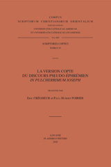 E-book, La Version copte du discours pseudo-ephremien In pulcherrimum Ioseph. V., Peeters Publishers