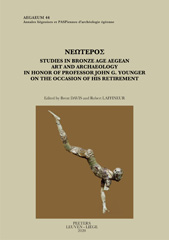 E-book, Neoteros : Studies in Bronze Age Aegean Art and Archaeology in Honor of Professor John G. Younger on the Occasion of his Retirement, Peeters Publishers
