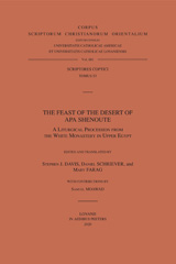 E-book, The Feast of the Desert of Apa Shenoute : A Liturgical Procession from the White Monastery in Upper Egypt, Davis, SJ., Peeters Publishers