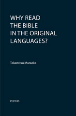 eBook, Why Read the Bible in the Original Languages?, Peeters Publishers